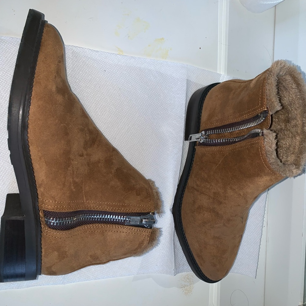suede tan boots